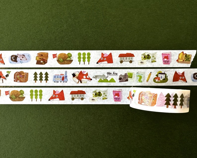 Washi Tape Bon Voyage 15mm x 10m image 2