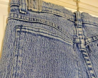 Perfect 80's vintage acid wash stone wash stretch high waisted skinny jeans M 28 Stefano International