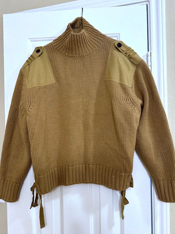 Zara Srpls Men's wool military style sweater with 