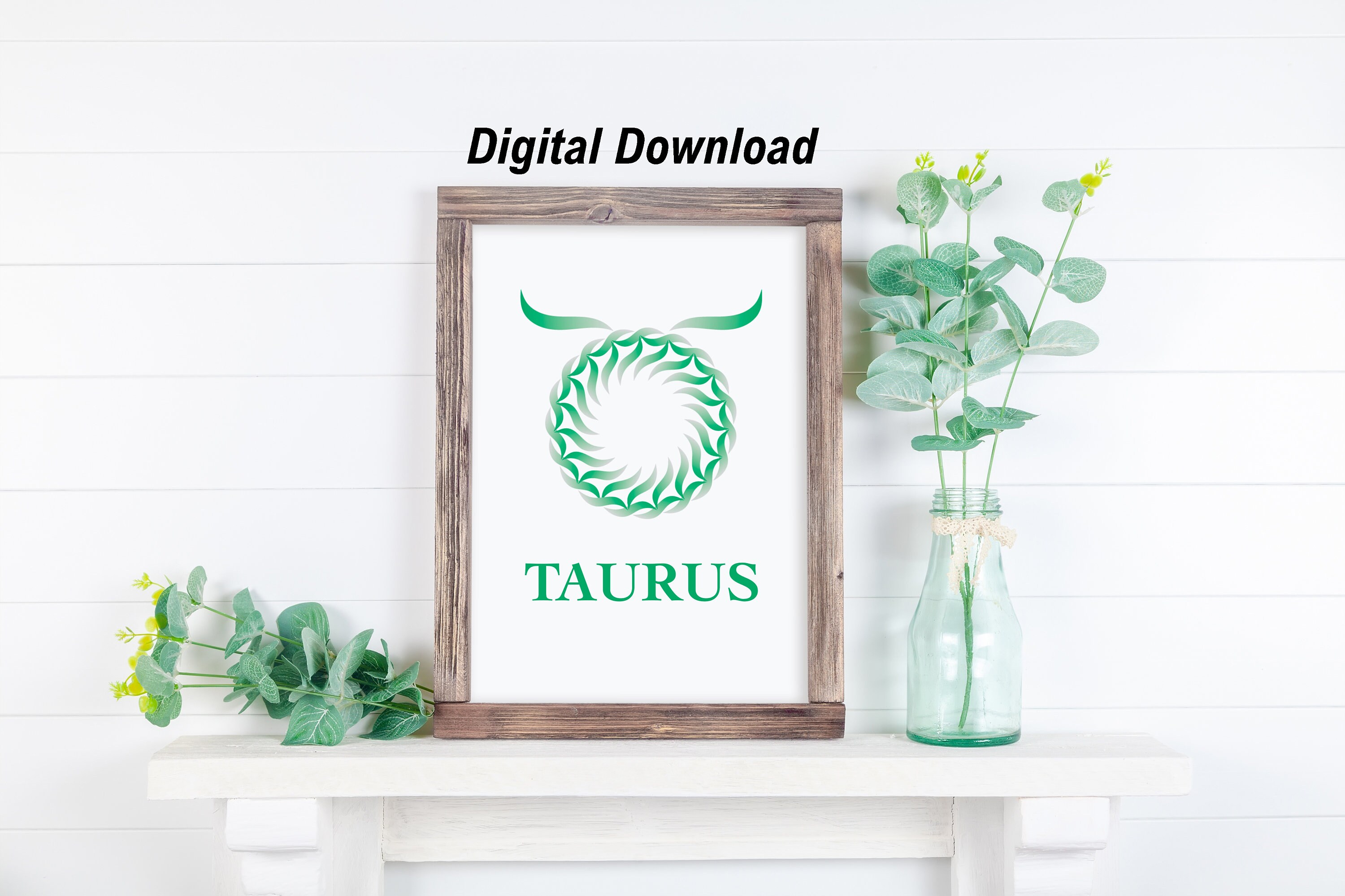 Sternzeichen Drucke-Taurus-Home Dekor druckbare-Instant | Etsy