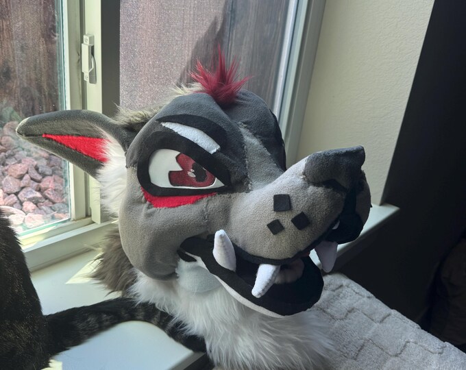 MQ Wolf Fursuit Head Premade! - Etsy
