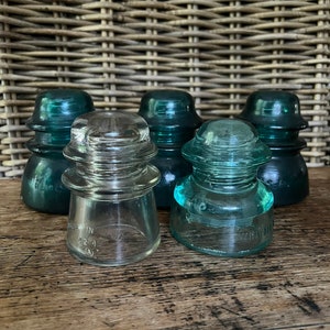 Whitall Tatum and Hemingray Glass Insulators (Multiple Available)