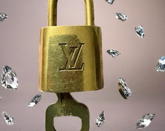 Louis Vuitton, vintage lock and key