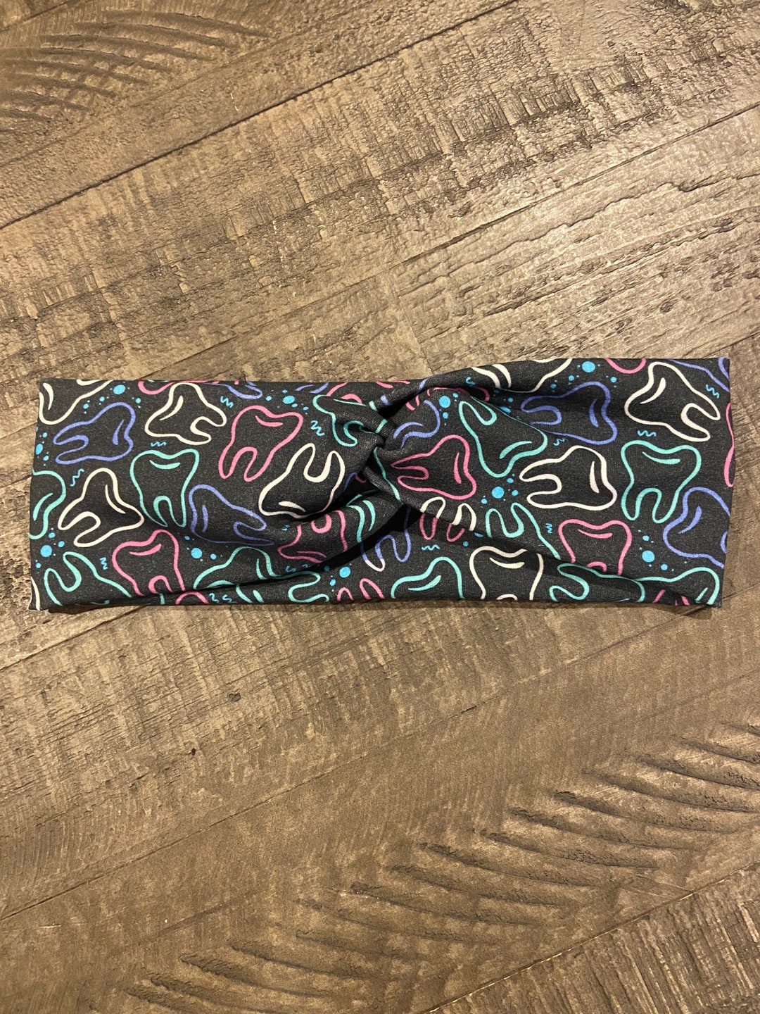 TOOTH OUTLINE Dental Headband, Wide Headband, Headbands With Teeth