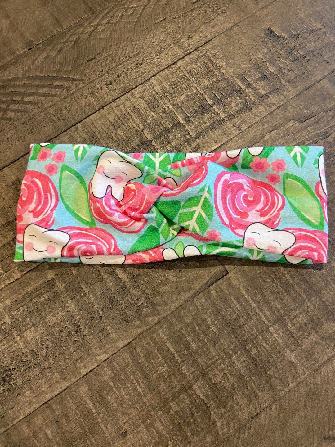 BLUSHING TEETH Headband Twist Headband Gift for Dentist Etsy