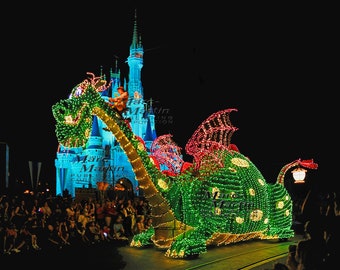 Pete's Dragon From Disney World's Main Street Electrical Parade