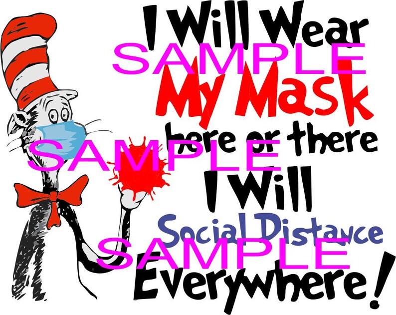 Cat in the hat mask artwork Etsy