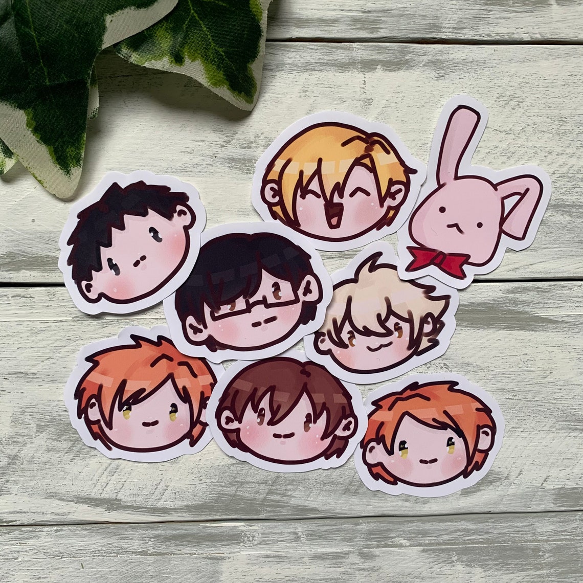Ouran High School Host Club Stickers 8pack Etsy