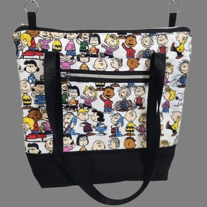 Charlie Brown Zippered Convertible Crossbody and Tote Bag