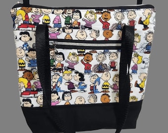Charlie Brown Zippered Convertible Crossbody and Tote Bag