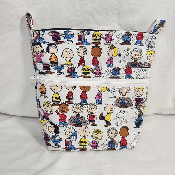 Charlie Brown and Friends Crossbody Bag with Adjustable Strap