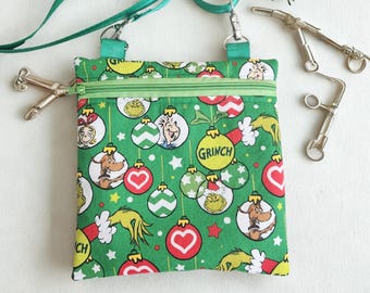 The Grinch and Friends Crossbody Bag with Adjustable Strap