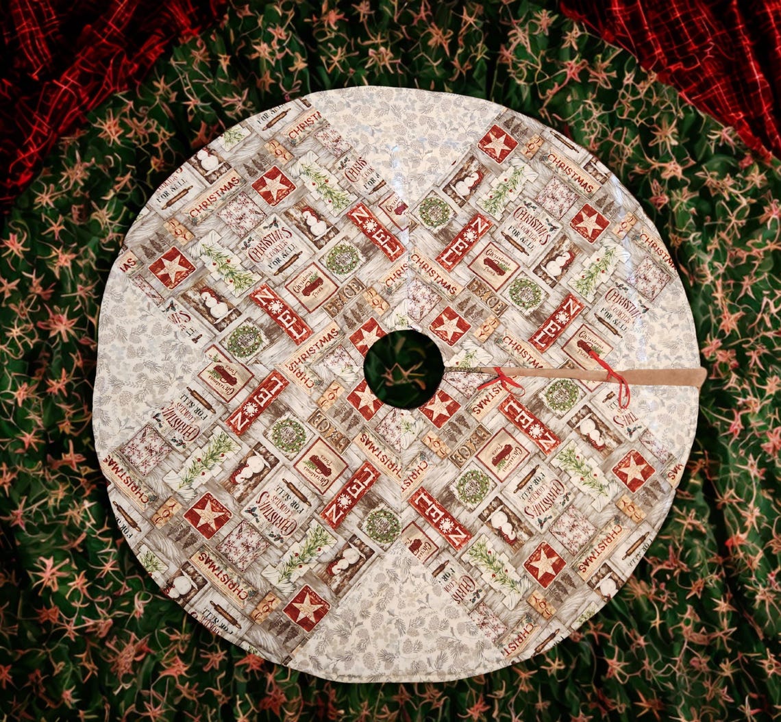 Snowy Snowman Quilted Tree Skirt GFTOQM427