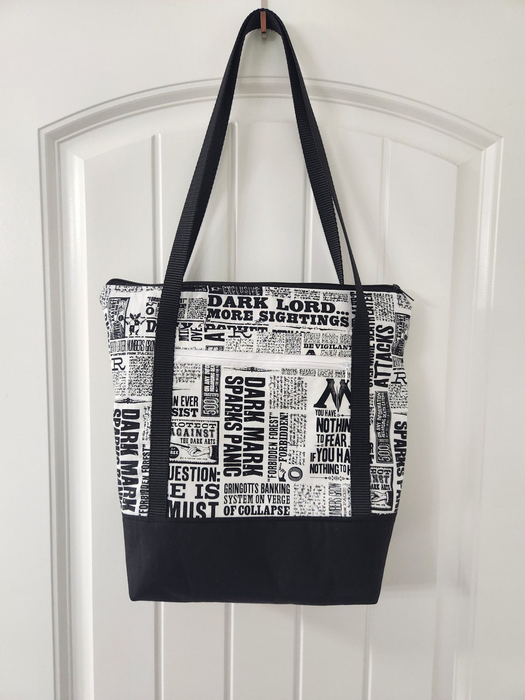 Harry Potter Daily Prophet Tote Bag Etsy