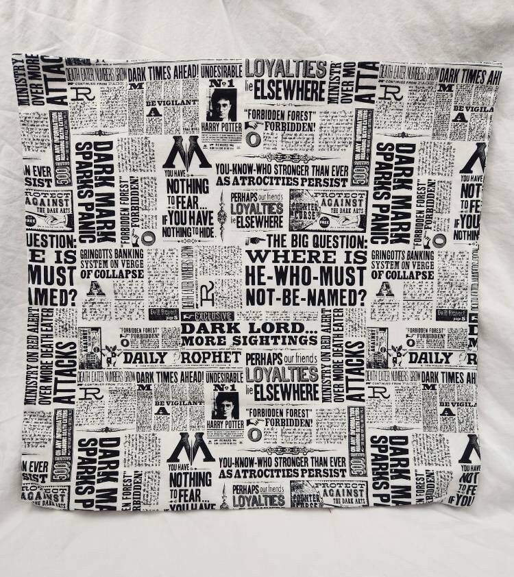 Cushion cover The Daily Prophet Harry Potter