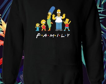 Die Simpsons Bart Simpson Cartoon Familie Freunde tv Hoodie Sweatshirt Damen Damen S-M-L-XL-XXL-3XL-4XL-5XL Unisex V382