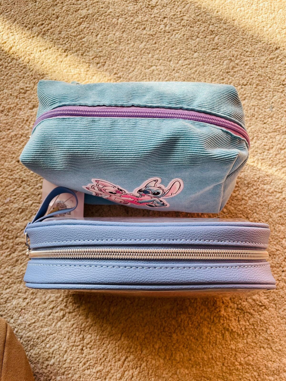 Disney Parks Stitch Glittery Pencil Case or Make-Up Cosmetics Bag Lilo &  Stitch