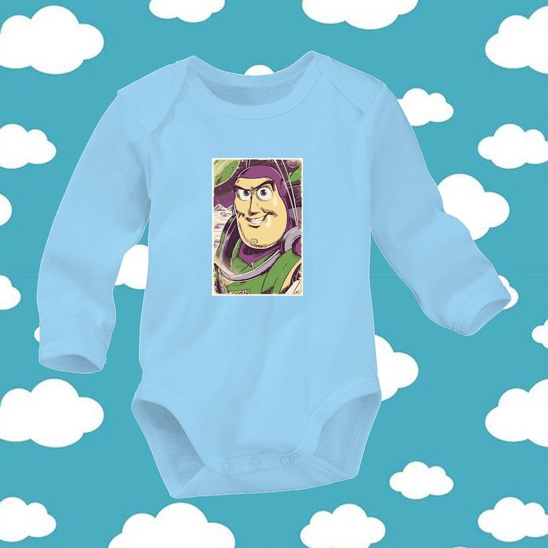 Disney Toy Story 4 Main Character Buzz Lightyear Family Cute Trendy Newborn Baby 0-24 Months Girl Boy Long Sleeve V10