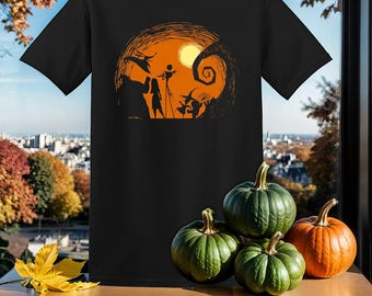 Disney Tim Burton’s Nightmare T-Shirt Tshirt T Shirt Hoodie Unisex Men Women Kids (S-5XL) | Gildan Top for Boys & Girls SY344