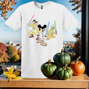 Disney Mickey and Friends Star T-Shirt Tshirt T Shirt Hoodie Unisex Men Women Kids (S-5XL) | Gildan Top for Boys & Girls SY222
