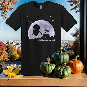 To The Moon And Back Wall-E and T-Shirt Tshirt T Shirt Hoodie Unisex Men Women Kids (S-5XL) | Gildan Top for Boys & Girls SY797
