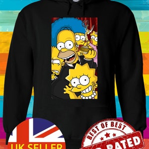 The Simpsons Lovers Movie All Characters Funny Hoodie Sweatshirt Pullover Winter Men Women Ladies Gildan S-M-L-XL-XXL-3XL-4XL-5XL Unisex V72