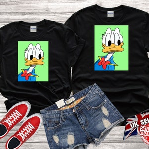 Disney Donald duck funny cute Tshirt Top Men Women Ladies Gildan S-M-L-XL-XXL-3XL-4XL-5XL Unisex V487
