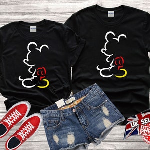 Disney Mickey Minnie Mouse Art Süßes T-Shirt Tshirt T-Shirt Top Herren Damen Gildan S-M-L-XL-XXL-3XL-4XL-5XL Unisex V13