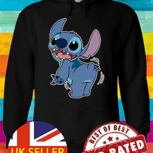 Disney Lilo & Stitch Ohana Cute Funny Hoodie Sweatshirt Pullover Winter Men Women Ladies Gildan S-M-L-XL-XXL-3XL-4XL-5XL Unisex V58