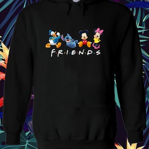 Disney Stitch Mickey Minnie Mouse Donald Duck  TV show Hoodie Men Women Ladies Gildan S-M-L-XL-XXL-3XL-4XL-5XL Unisex V302