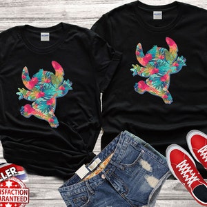 Disney Lilo & Stitch Ohana Cool cute funny Family Tshirt Top Men Women Ladies Gildan S-M-L-XL-XXL-3XL-4XL-5XL Unisex V47