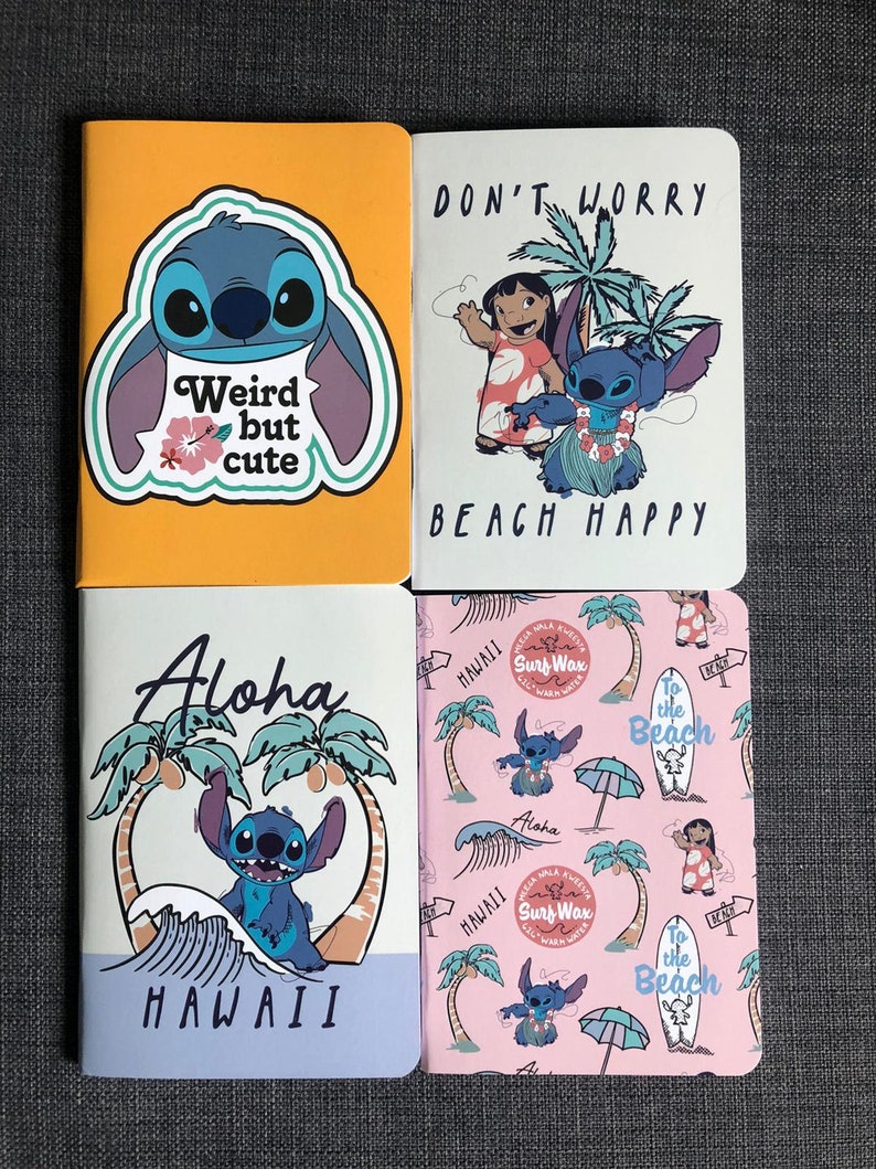 Official Disney Stitch & Lilo Cute Note Book Etsy