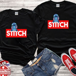 Disney stitch lovers ohana family funny gift cute Tshirt T shirt Top Men Women Ladies Gildan S-M-L-XL-XXL-3XL-4XL-5XL Unisex V274