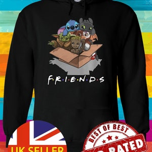 Disney Stitch Gremlin Galaxy Cute Hoodie Sweatshirt Pullover Winter Men Women Ladies Gildan S-M-L-XL-XXL-3XL-4XL-5XL Unisex V175