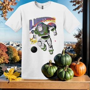 Disney Pixar Lightyear Buzz And T-Shirt Tshirt T Shirt Hoodie Unisex Men Women Kids (S-5XL) | Gildan Top for Boys & Girls SX253