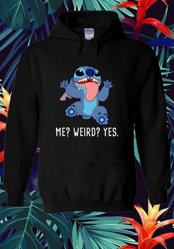 Disney Stitch Meweirdyes. Funny Cute Family Hoodie Sweatshirt