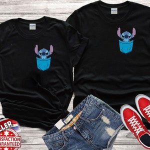 Disney Lilo & Stitch Ohana cute funny Family Tshirt Top Men Women Ladies Gildan S-M-L-XL-XXL-3XL-4XL-5XL Unisex V241