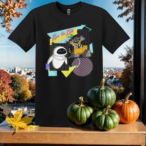 disney pixar wall e eve eye to eye T-Shirt Tshirt T Shirt Hoodie Unisex Men Women Kids (S-5XL) | Gildan Top for Boys & Girls SY402