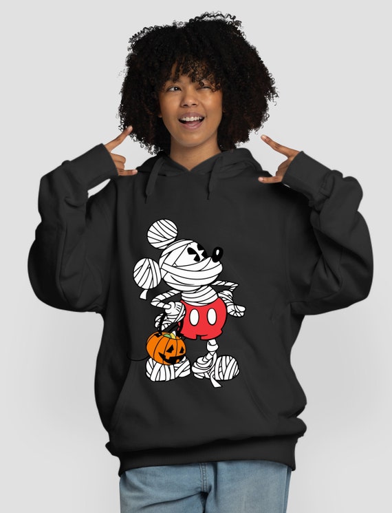 Disney Mickey Mouse pumpkin Halloween mummy trick or treat Best gift Hoodie  Men Women Ladies S-M-L-XL-XXL-3XL-4XL-5XL Unisex V877