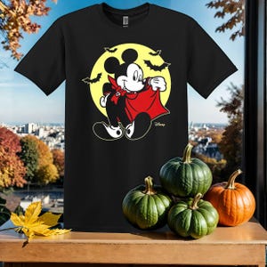 Halloween Mickey Vampire Shirt, T-Shirt Tshirt T Shirt Hoodie Unisex Men Women Kids (S-5XL) | Gildan Top for Boys & Girls SY449