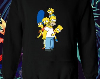 Simpsons family hoodie sale