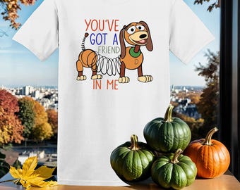 Camiseta con capucha unisex para hombre, mujer y niño de Disney Pixar Toy Story Slinky Dog (tallas S a 5XL) / Gildan Top para niños y niñas SX273