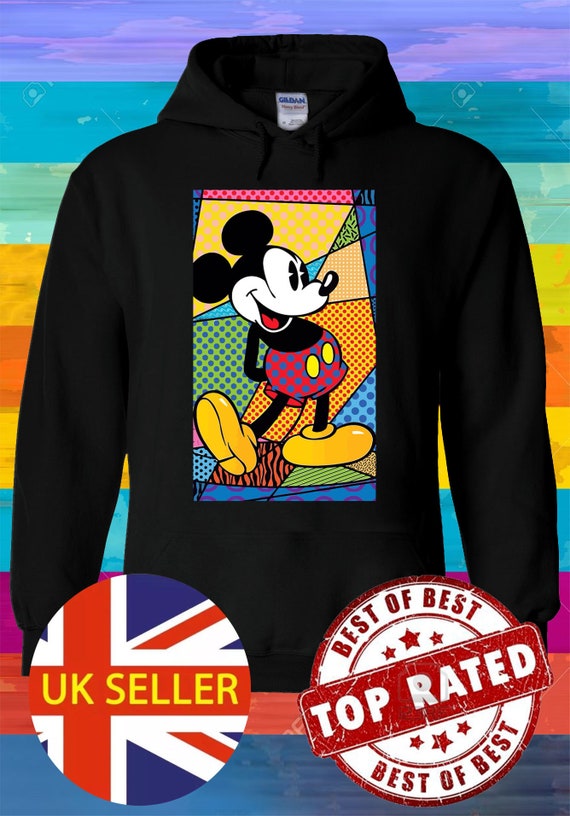 Disney Mickey Minnie Mouse Vintage Funny Cute Hoodie Sweatshirt Pullover  Winter Men Women Ladies Gildan S-M-L-XL-XXL-3XL-4XL-5XL Unisex V187 