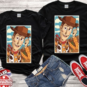 Disney Toy story&#39;s 4 Woody Vintage Trend Family Tshirt Top Men Women Ladies Gildan S-M-L-XL-XXL-3XL-4XL-5XL Unisex V2