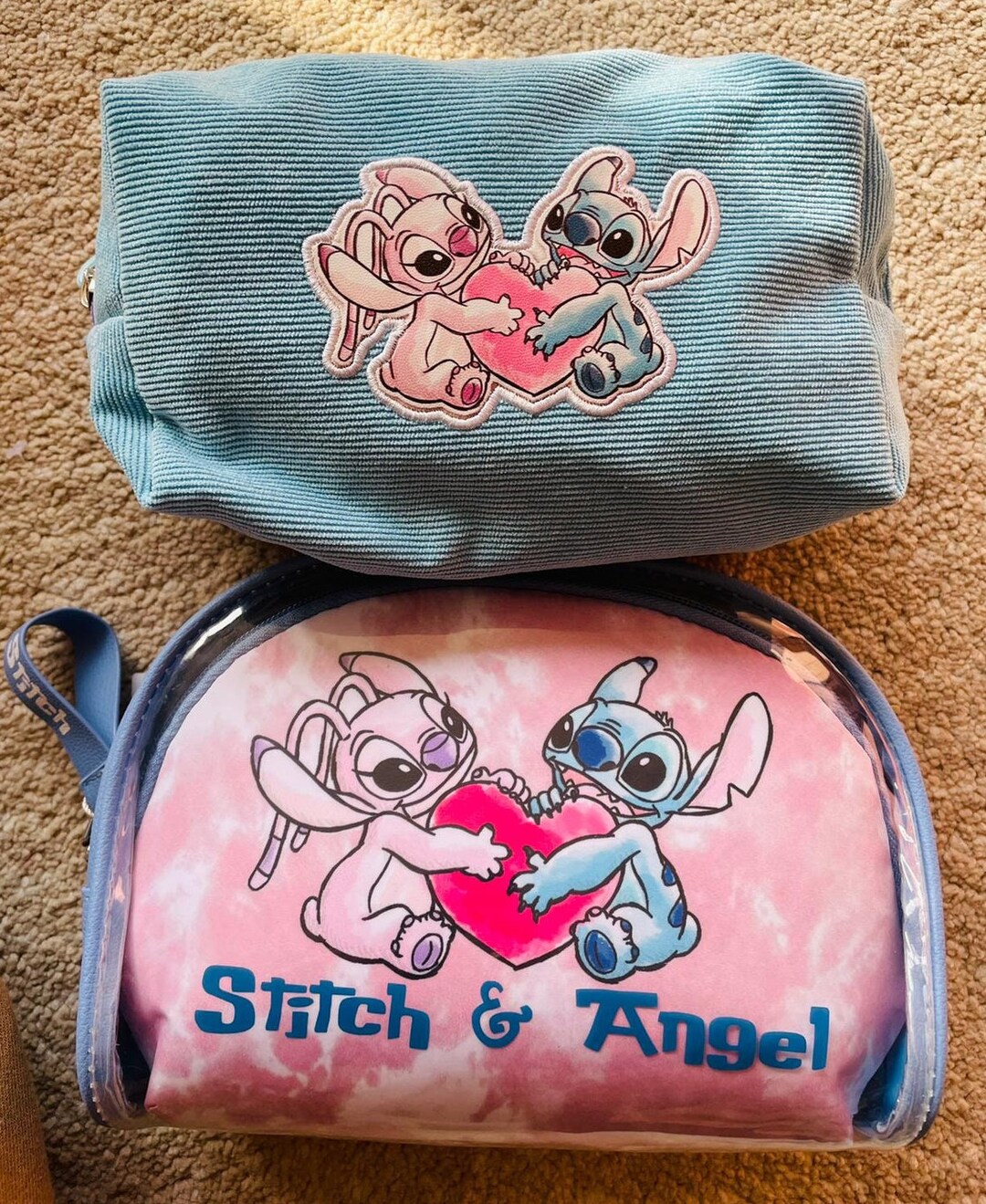 Lilo & Stitch Theme Cartoon Pencil Case School Student Stationery Organizer  Bag Makeup Bags Pen Pouch Gift