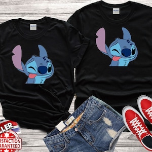 Disney Lilo & Stitch Ohana cute funny Family Tshirt Top Men Women Ladies Gildan S-M-L-XL-XXL-3XL-4XL-5XL Unisex V192