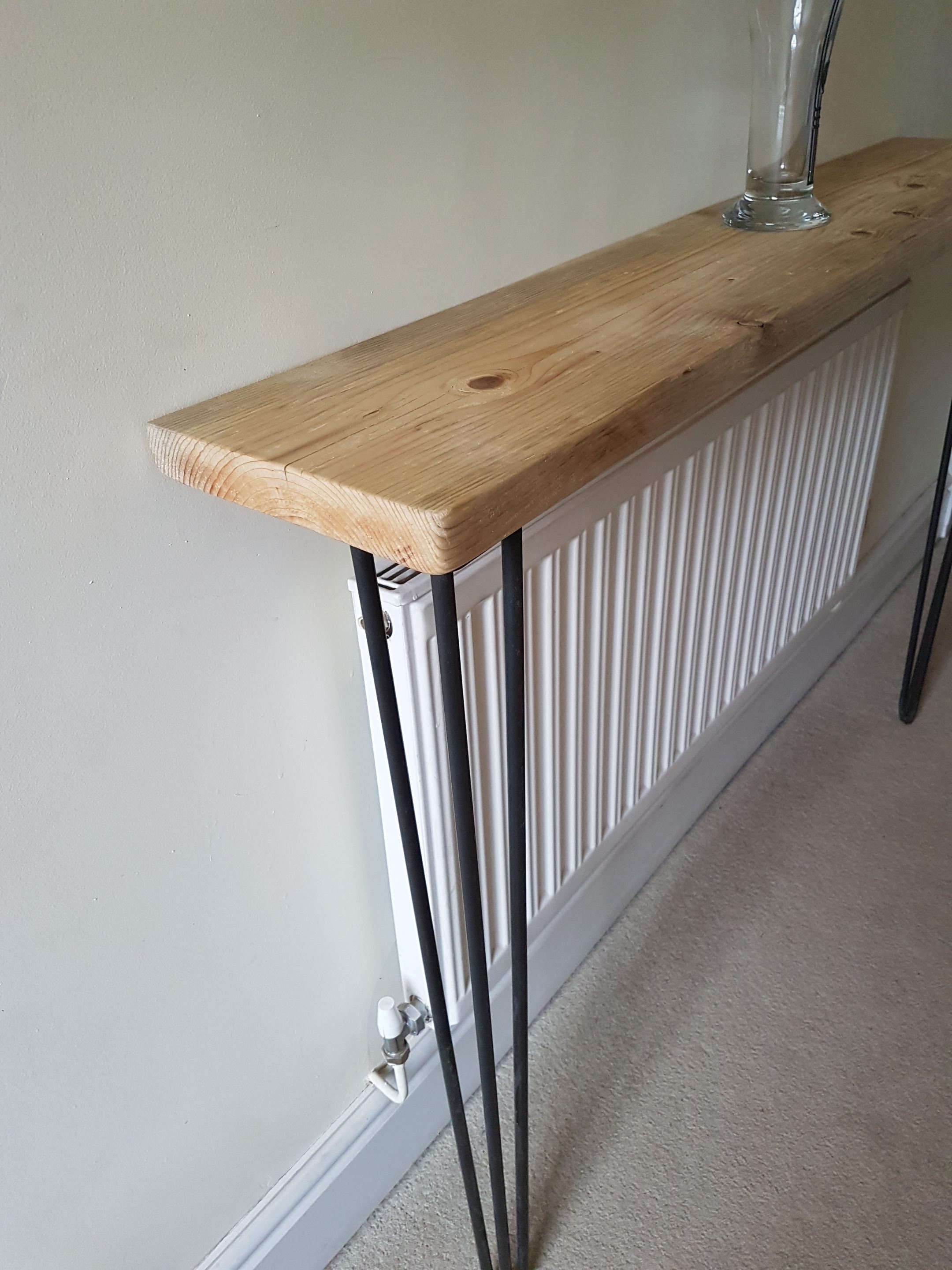 Hairpin Leg Console Hallway Table Shelf 3 Prong Pin Etsy