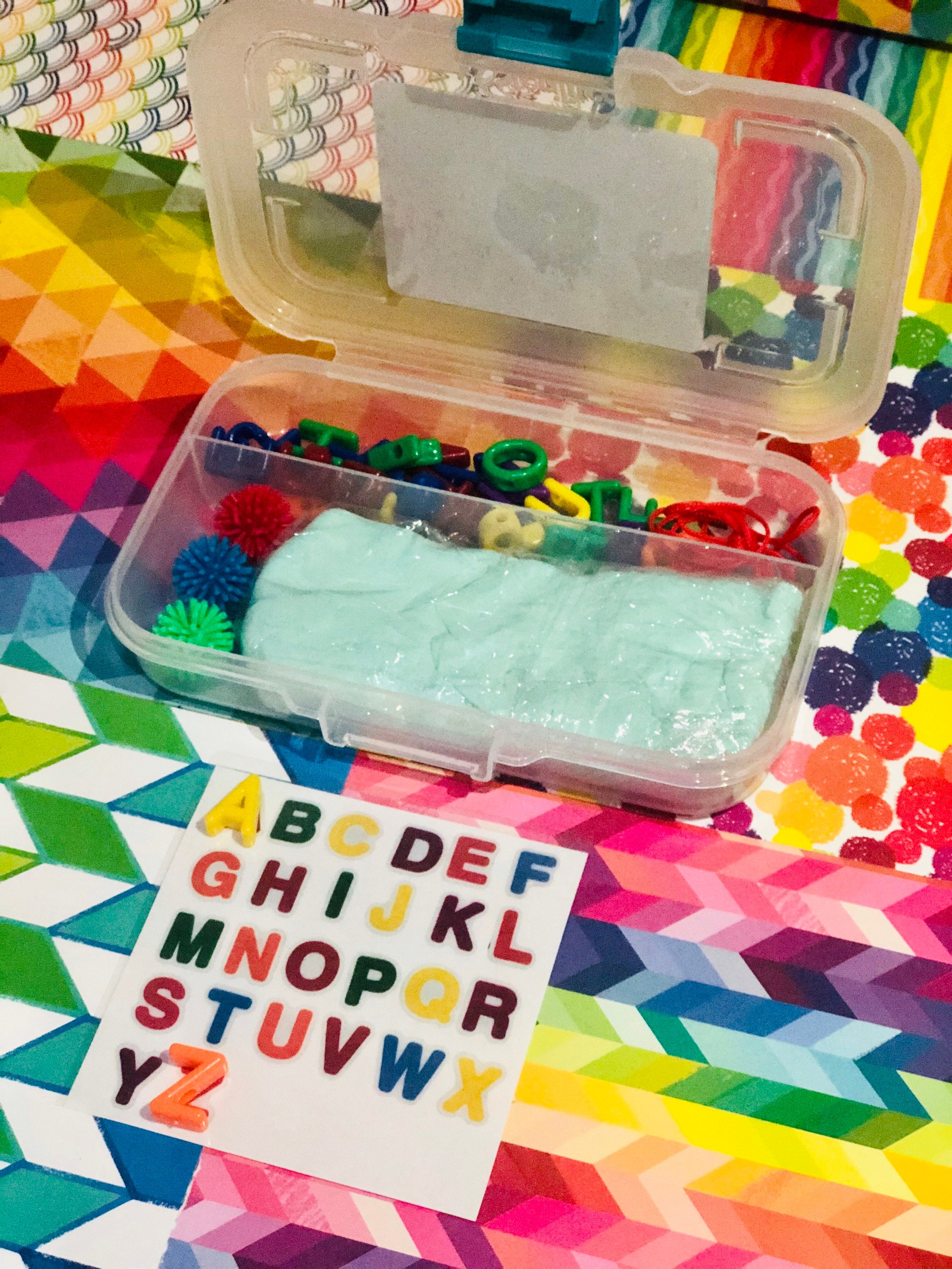 Lacing Fine Motor Sensory Bin mini Etsy