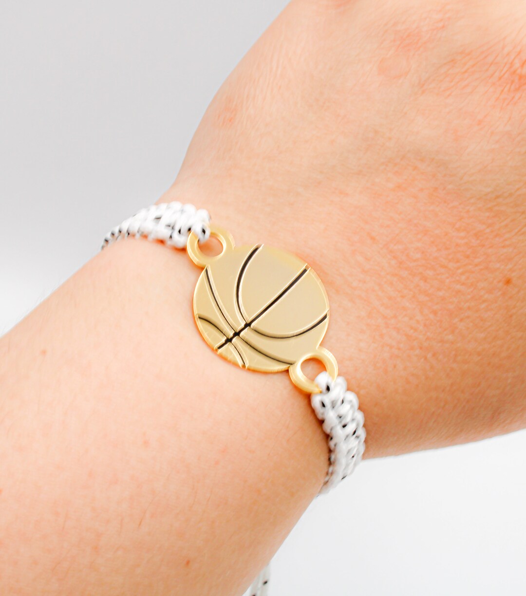 Basketball Bracelet, Basketball Jewelry, Gift for Basketball Players