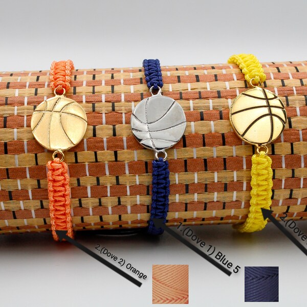 Basketball Bracelet Etsy